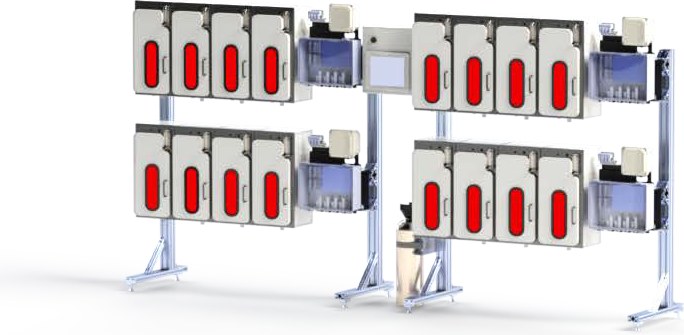 Industrial Plankton photobioreactor array